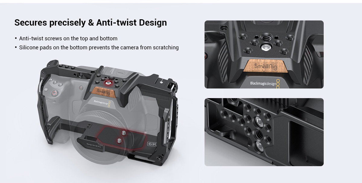SmallRig Full Camera Cage for BMPCC 6K Pro 3270 $99.00