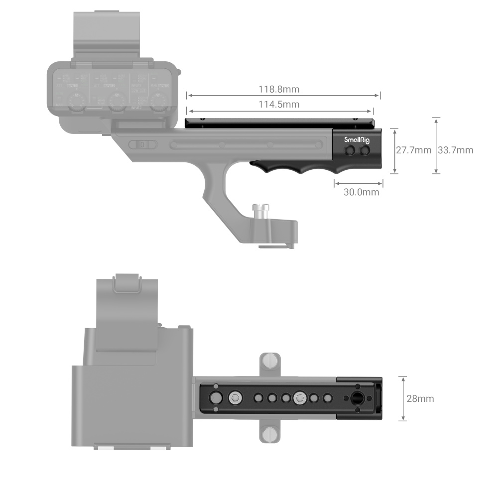MD3490 SMALLRIG FX3 XLR Handle Extension Rig for Sony 