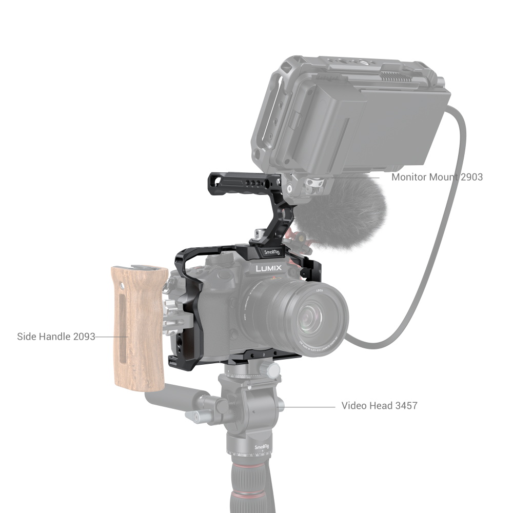 Fotocamera smallrig käftig Arca Swiss cambio veloce PIASTRA for Panasonic Lumix gh6 