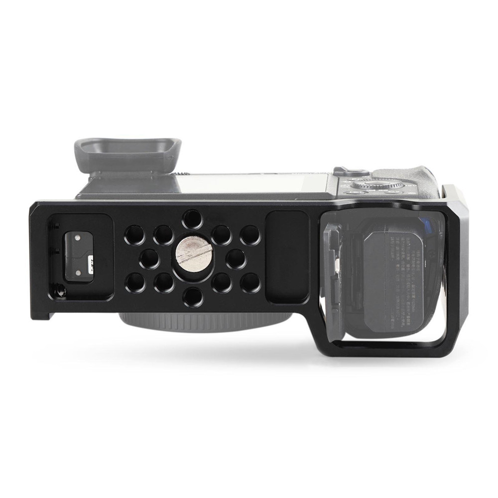 ILCE-6300 ILCE-6400 EACHSHOT A6 Camera Cage for Sony A6000 A6300 A6400 A6500 ILCE-6000 ILCE-A6500 with 1/4 and 3/8 Threaded Holes Cold Shoe Base 