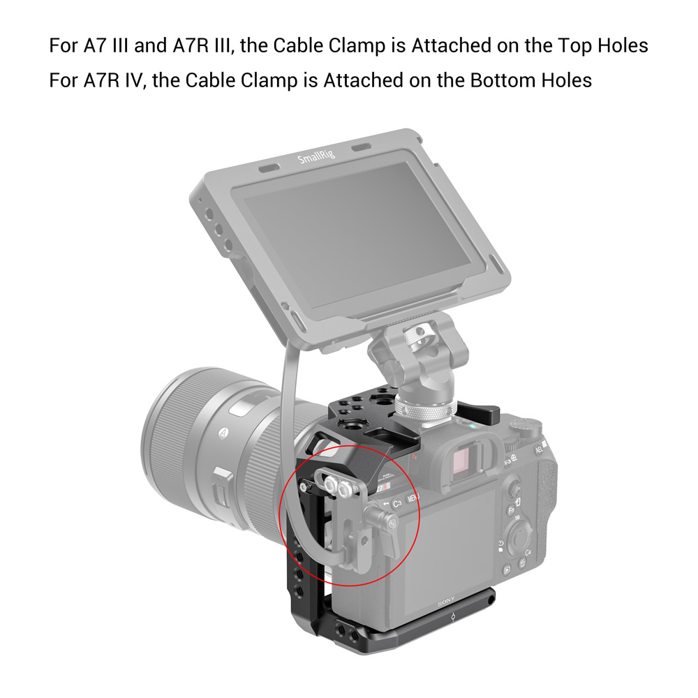 SmallRig Half Camera Cage for Sony A7 III A7R III A7R IV CCS2629