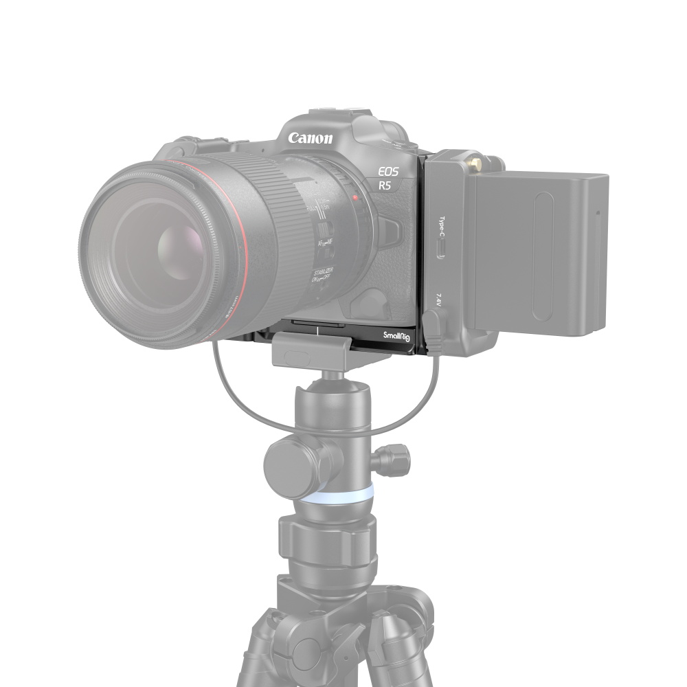 L Plate pour Arca Type SMALLRIG Quick Release L-Bracket pour Canon EOS R5/R6/R5 C 3659 