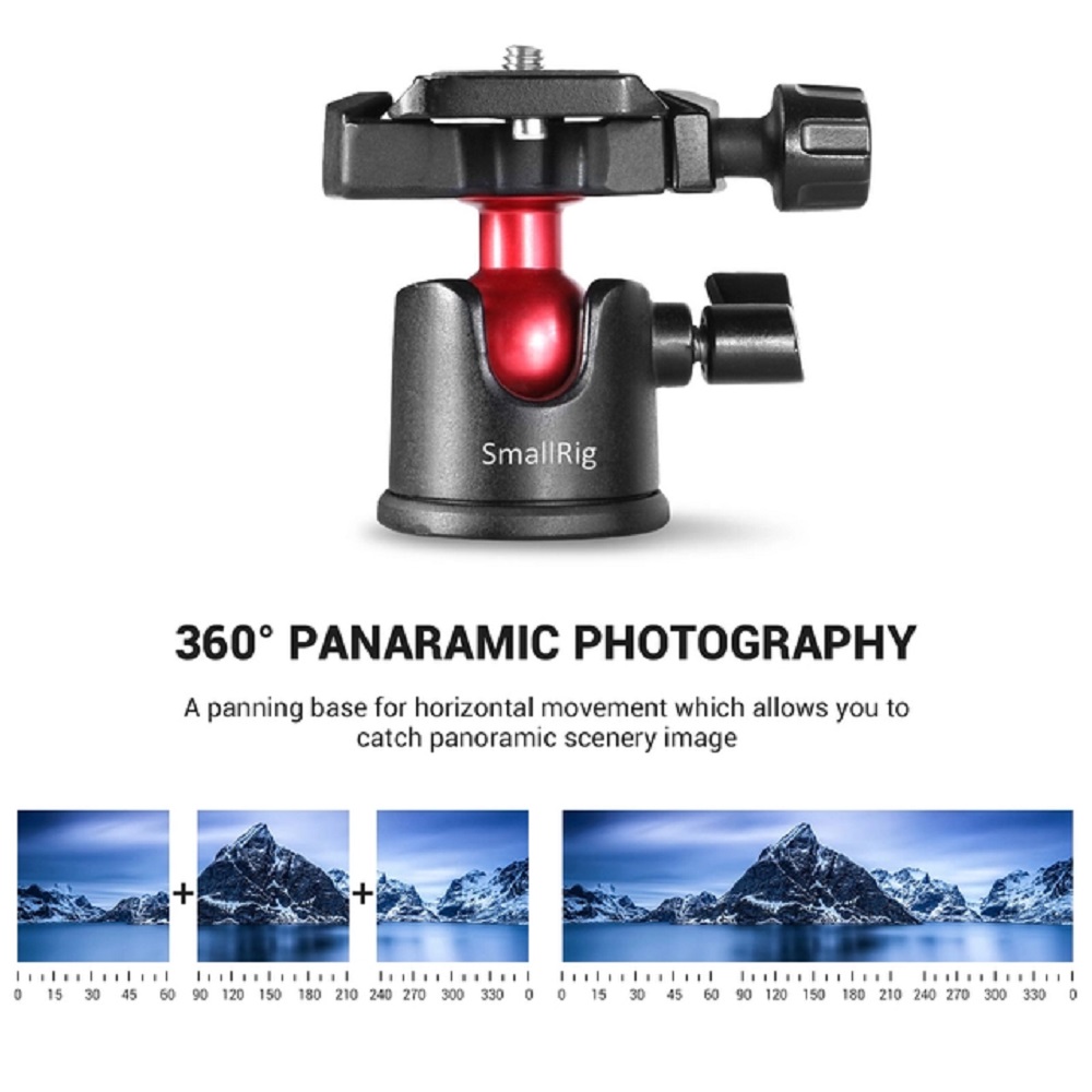 SmallRig Tabletop Mini Tripod with Panoramic Ball Head BUT2287
