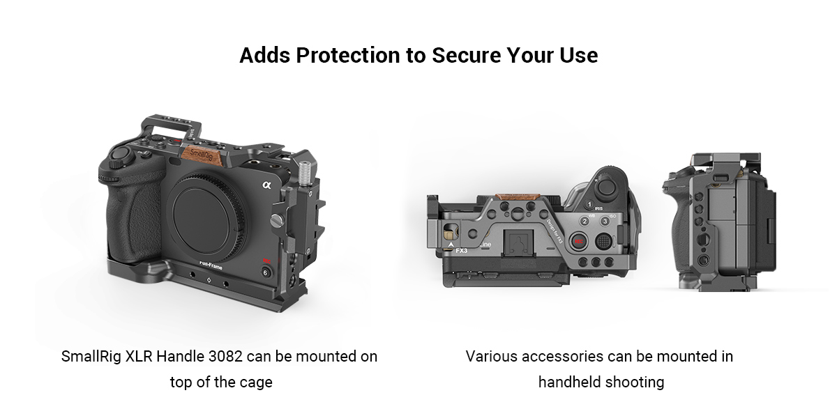 smallrig fx3 half cage