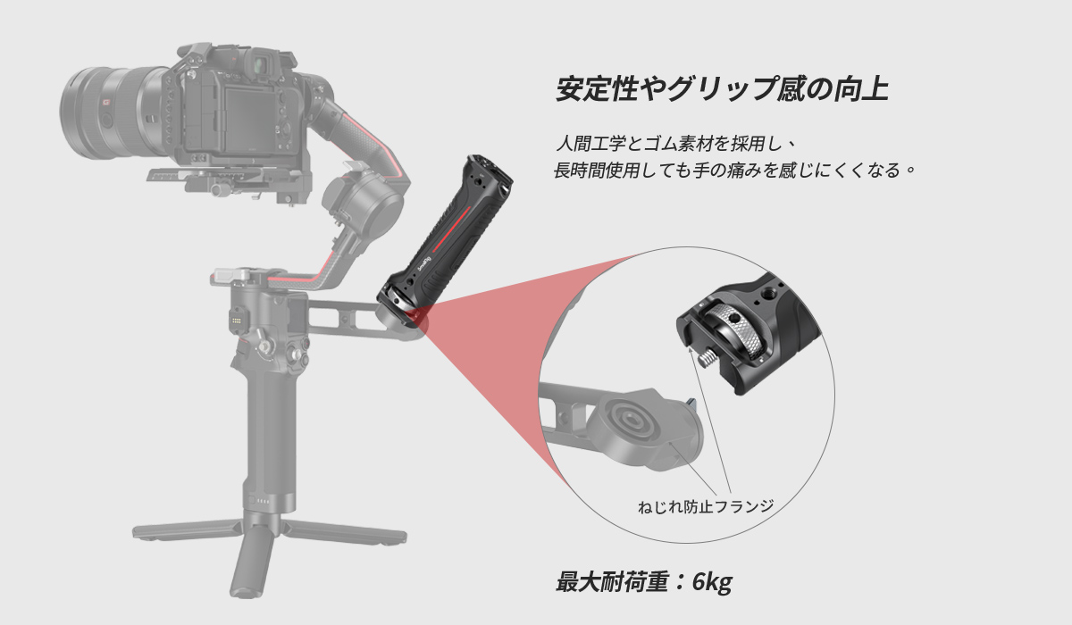 SmallRig DJI RS 2・RSC 2用ハンドグリップ 3161