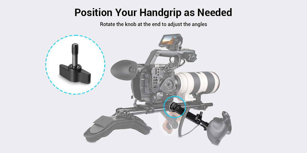 smallrig extension arm with arri rosette 1870